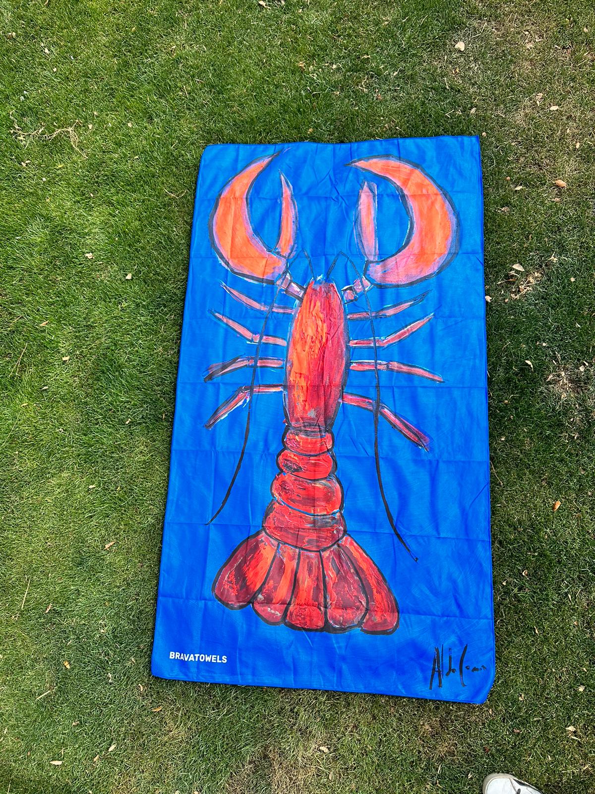 TOALLA 'LOBSTER' by Aldo Comas - LIMITED EDITION